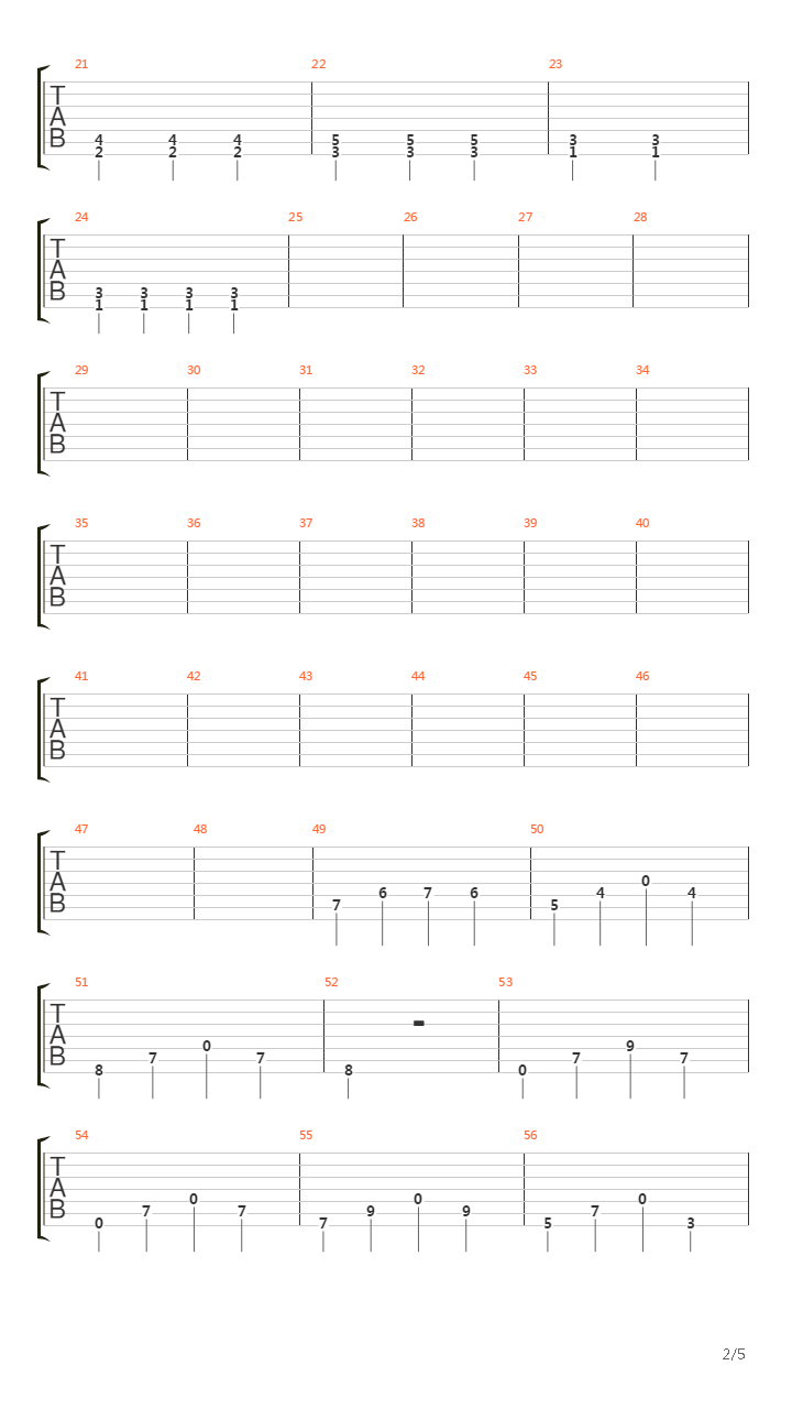 Lullaby For a Sadist吉他谱