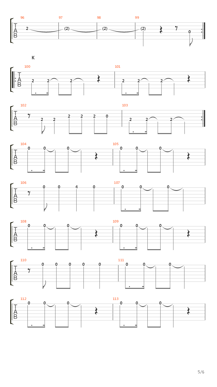 Frozen Bug 93吉他谱