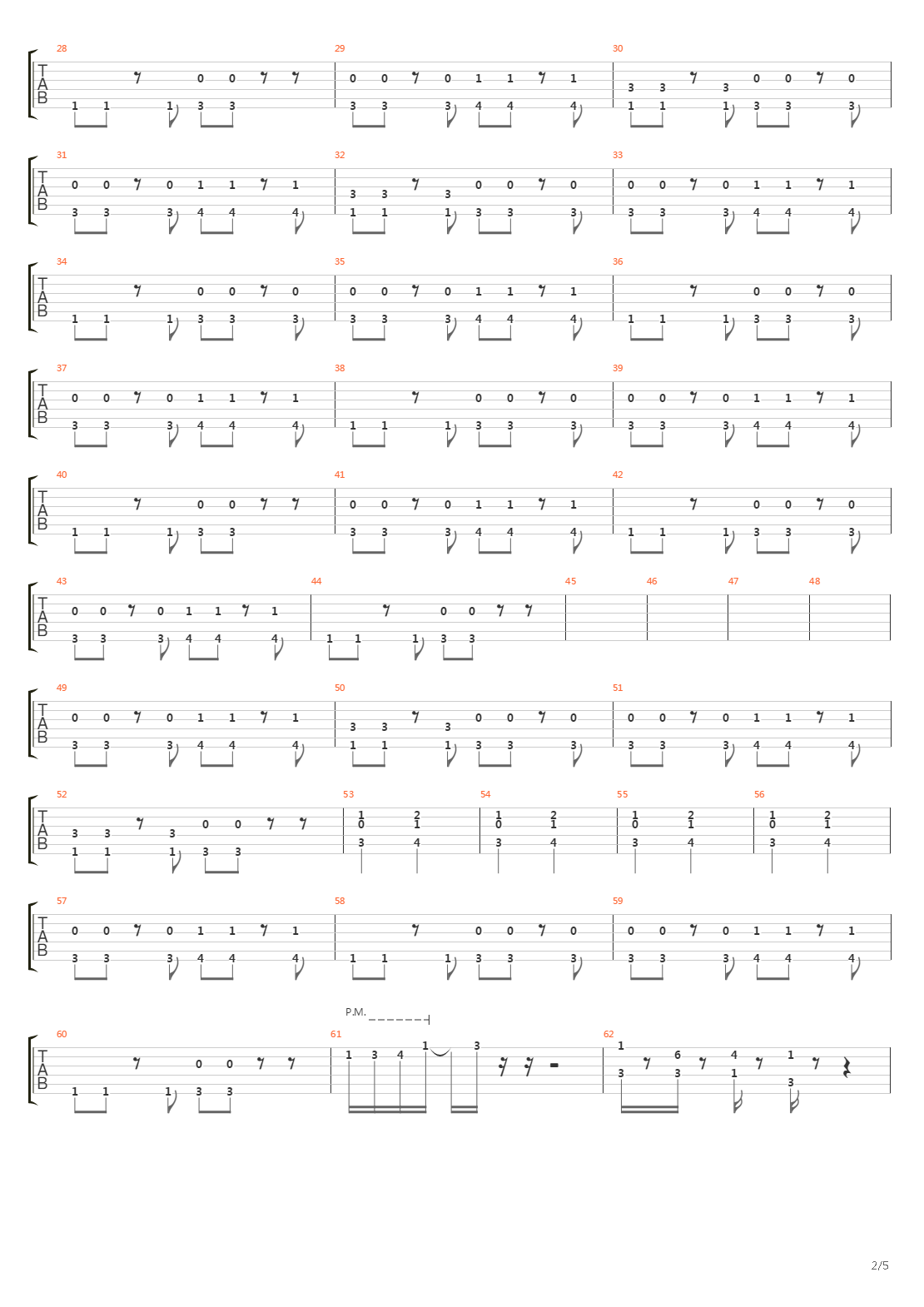 Feuer吉他谱