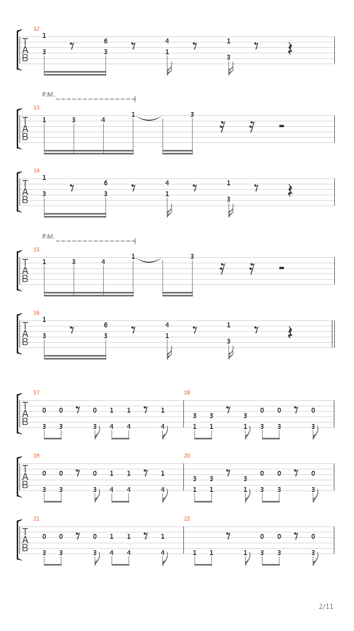 Feuer吉他谱