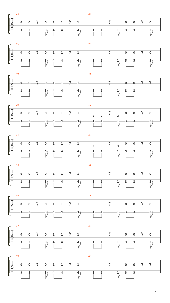 Feuer吉他谱