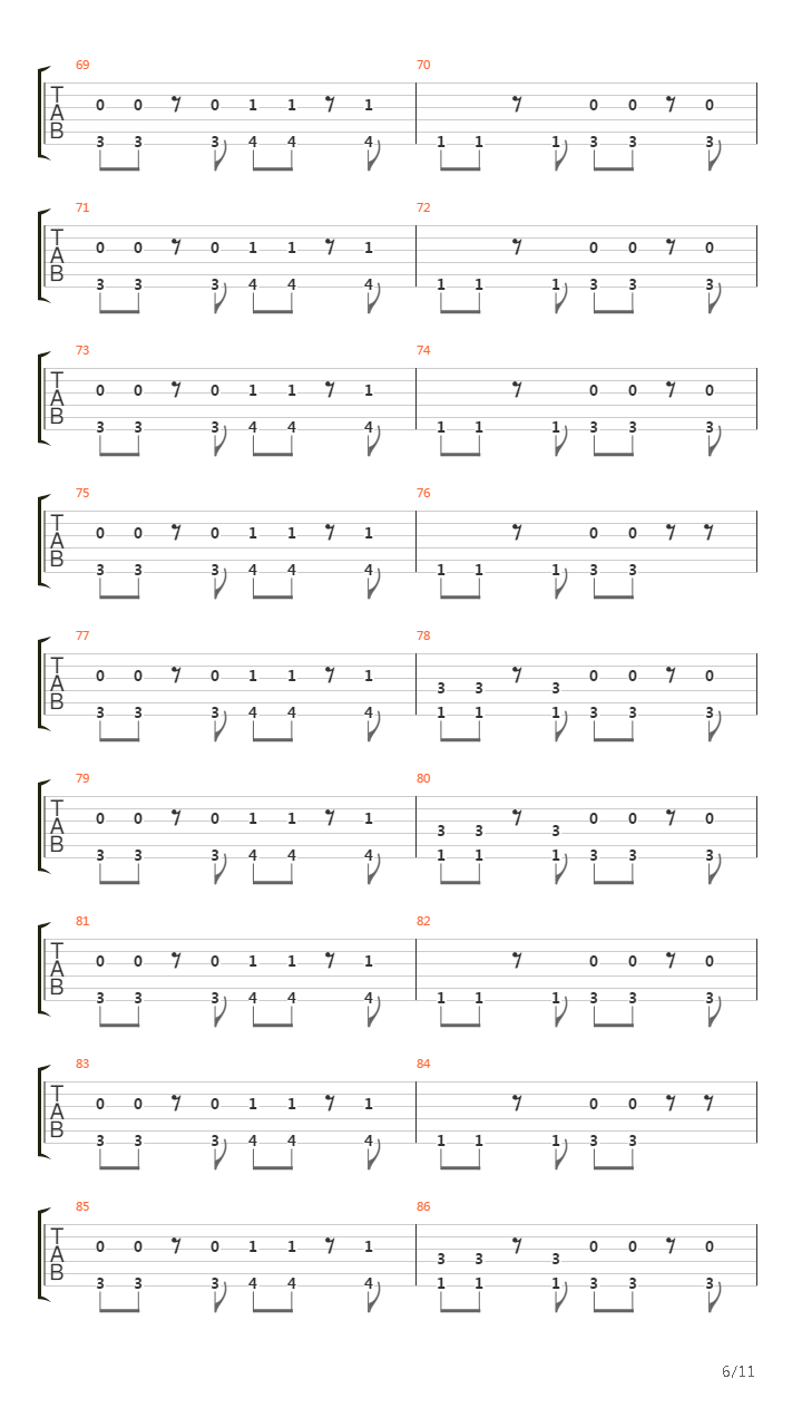 Feuer吉他谱