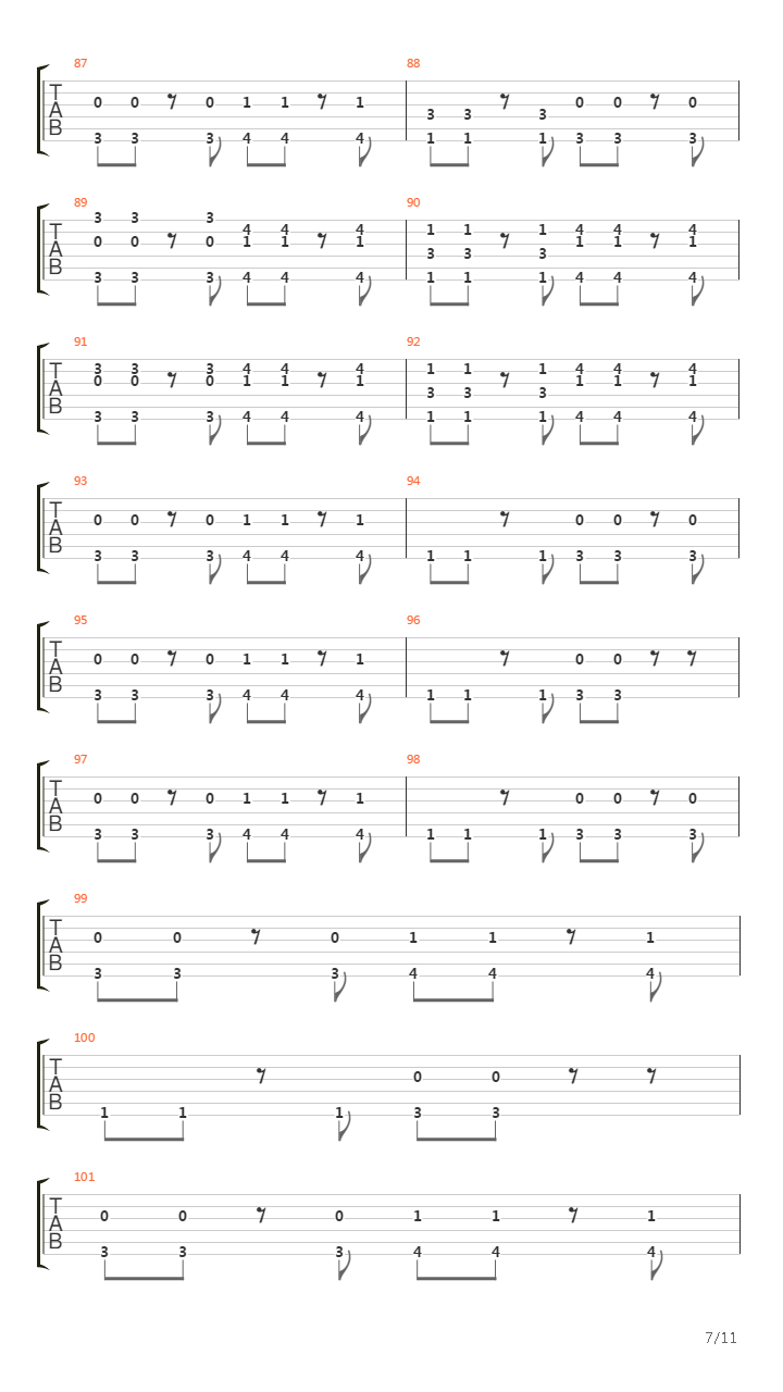 Feuer吉他谱