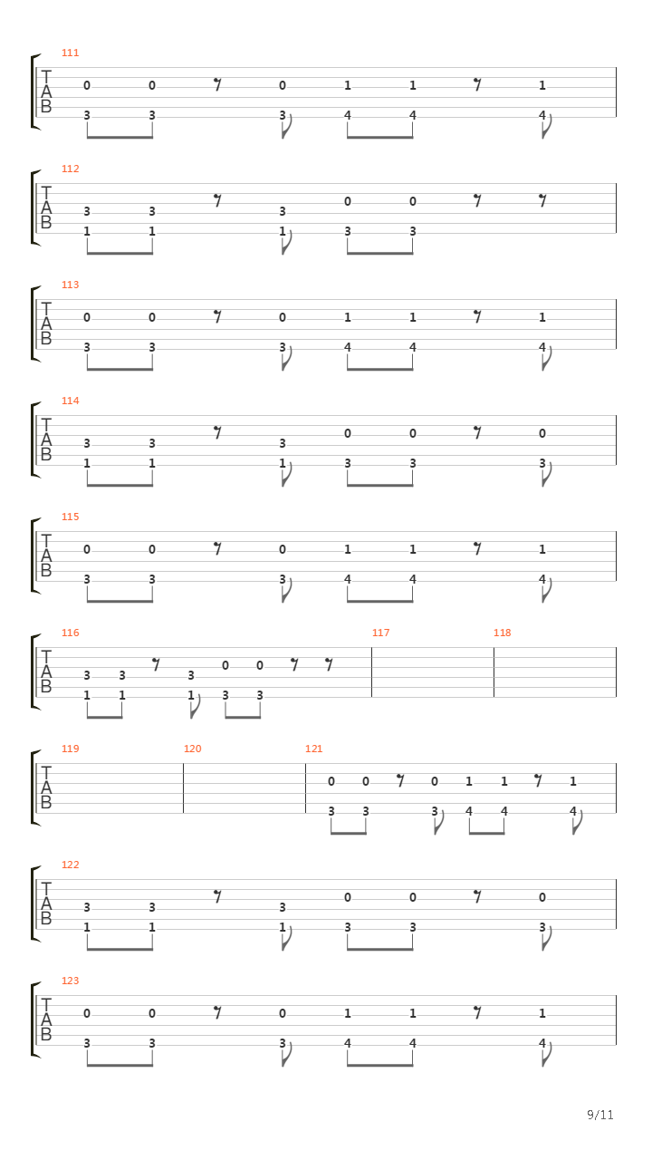 Feuer吉他谱