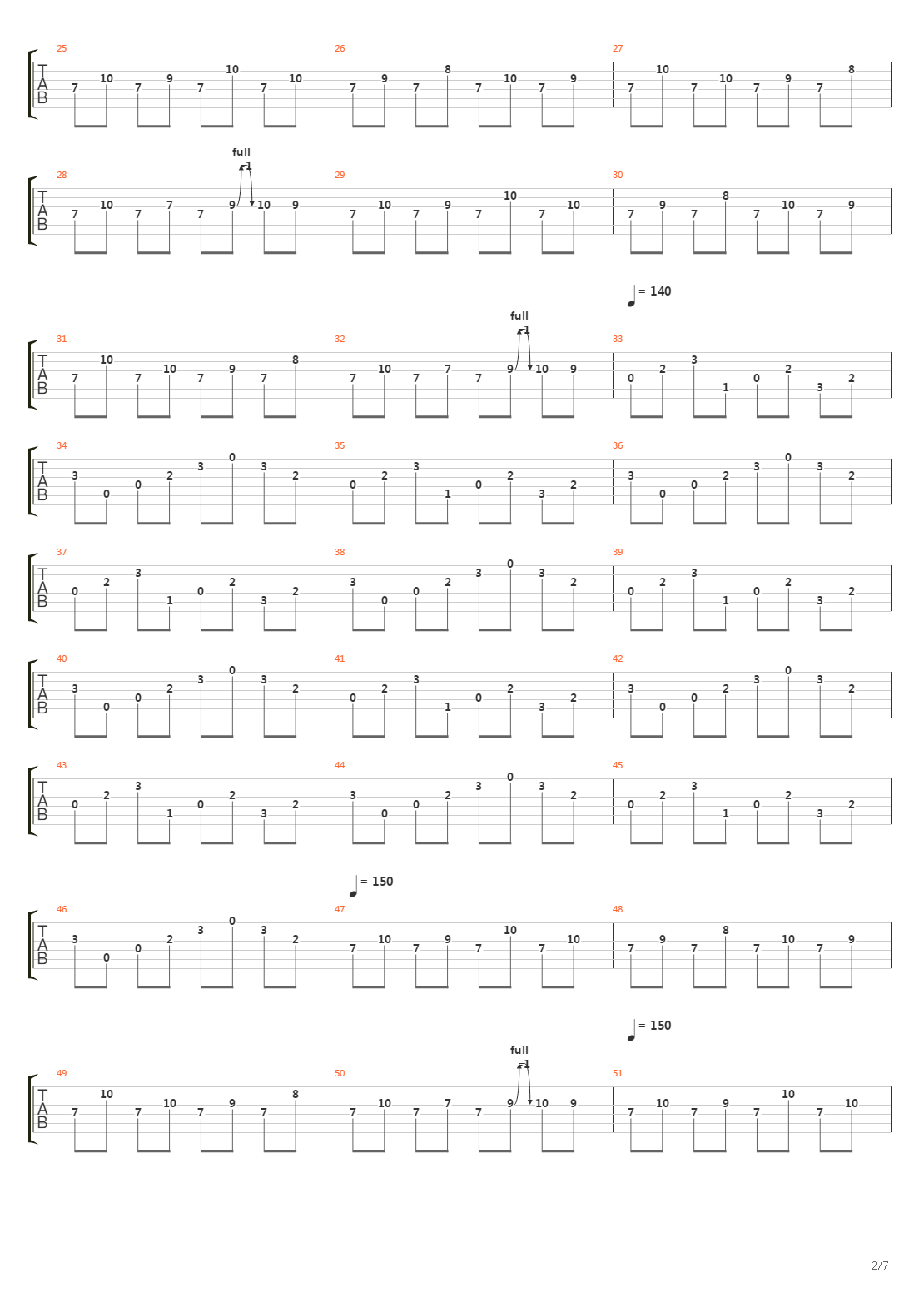 1.19吉他谱