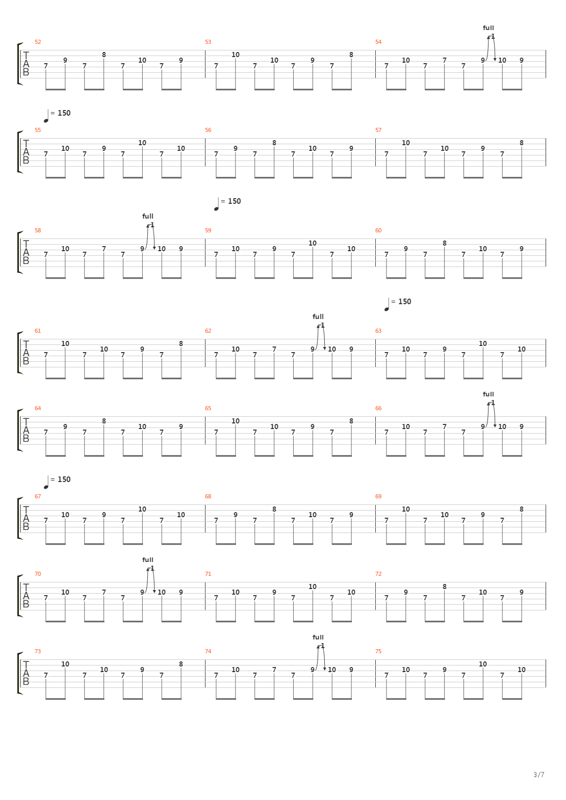 1.19吉他谱