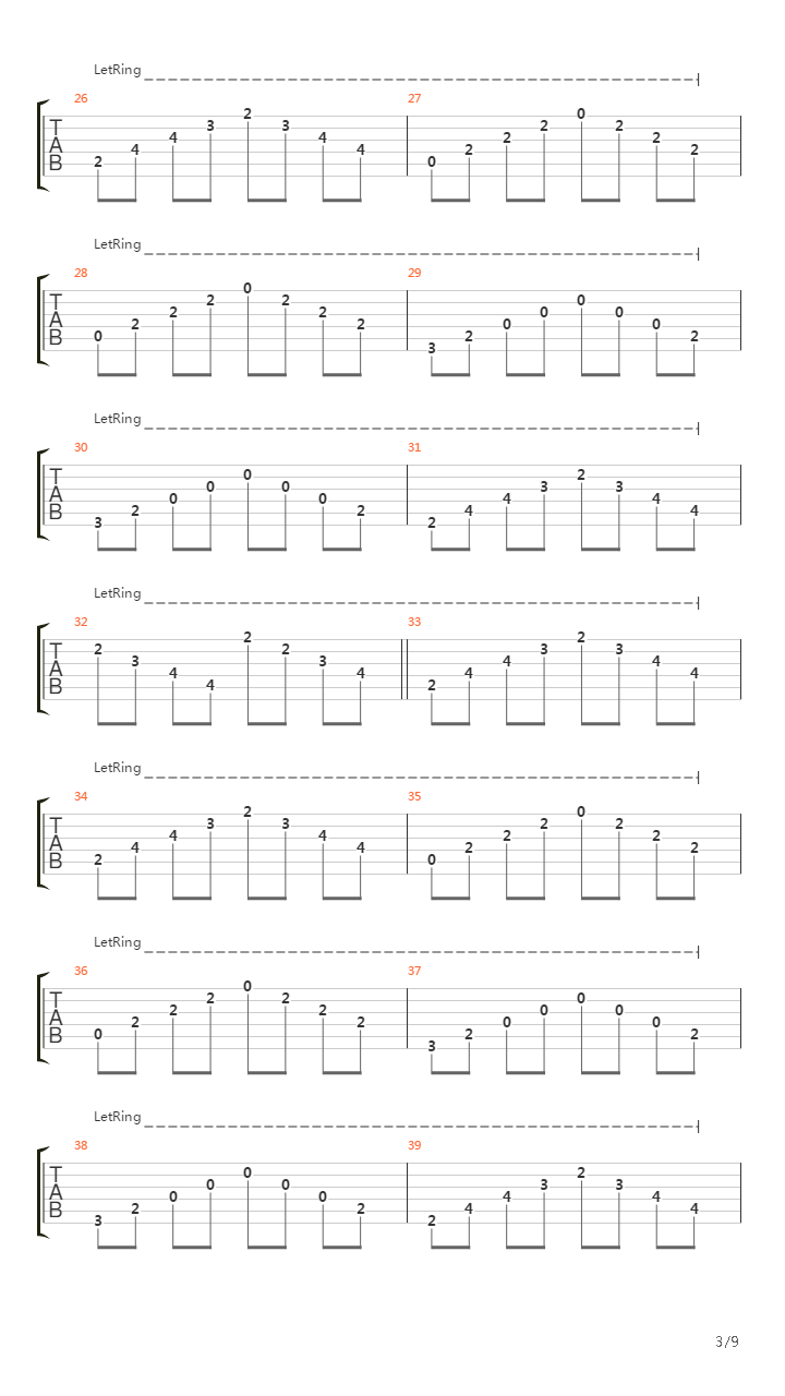 The Path Of The Gods吉他谱