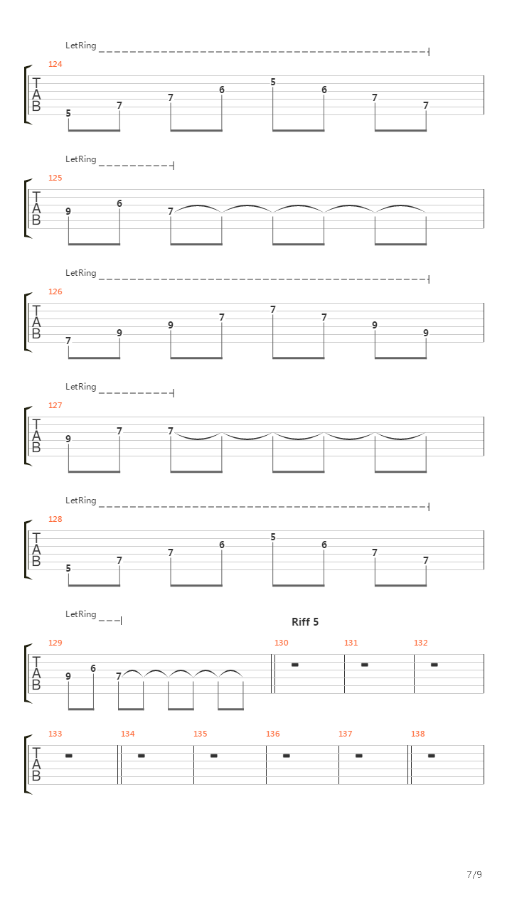 The Path Of The Gods吉他谱