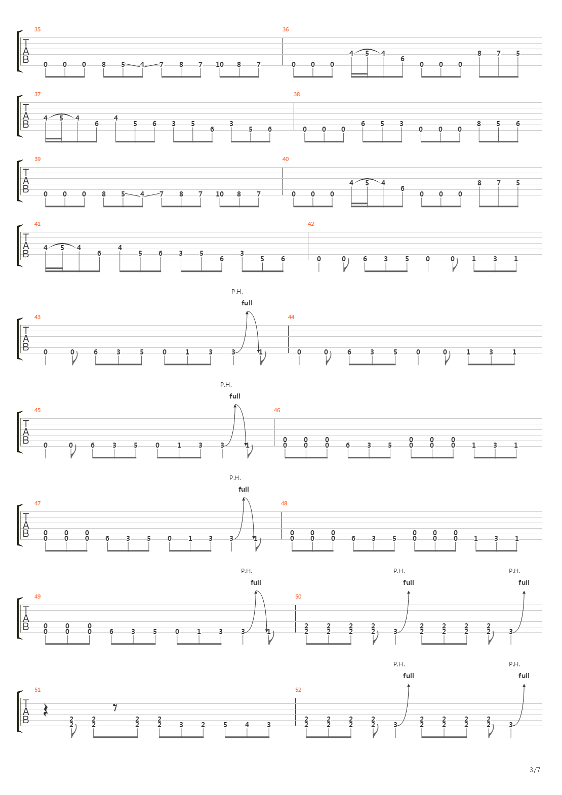 Laid To Rest吉他谱