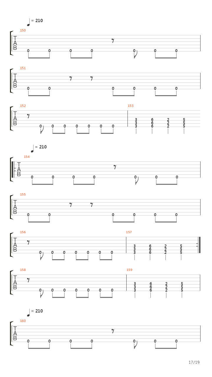 The Faded Line吉他谱