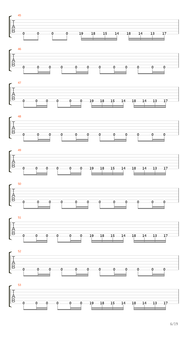 The Faded Line吉他谱