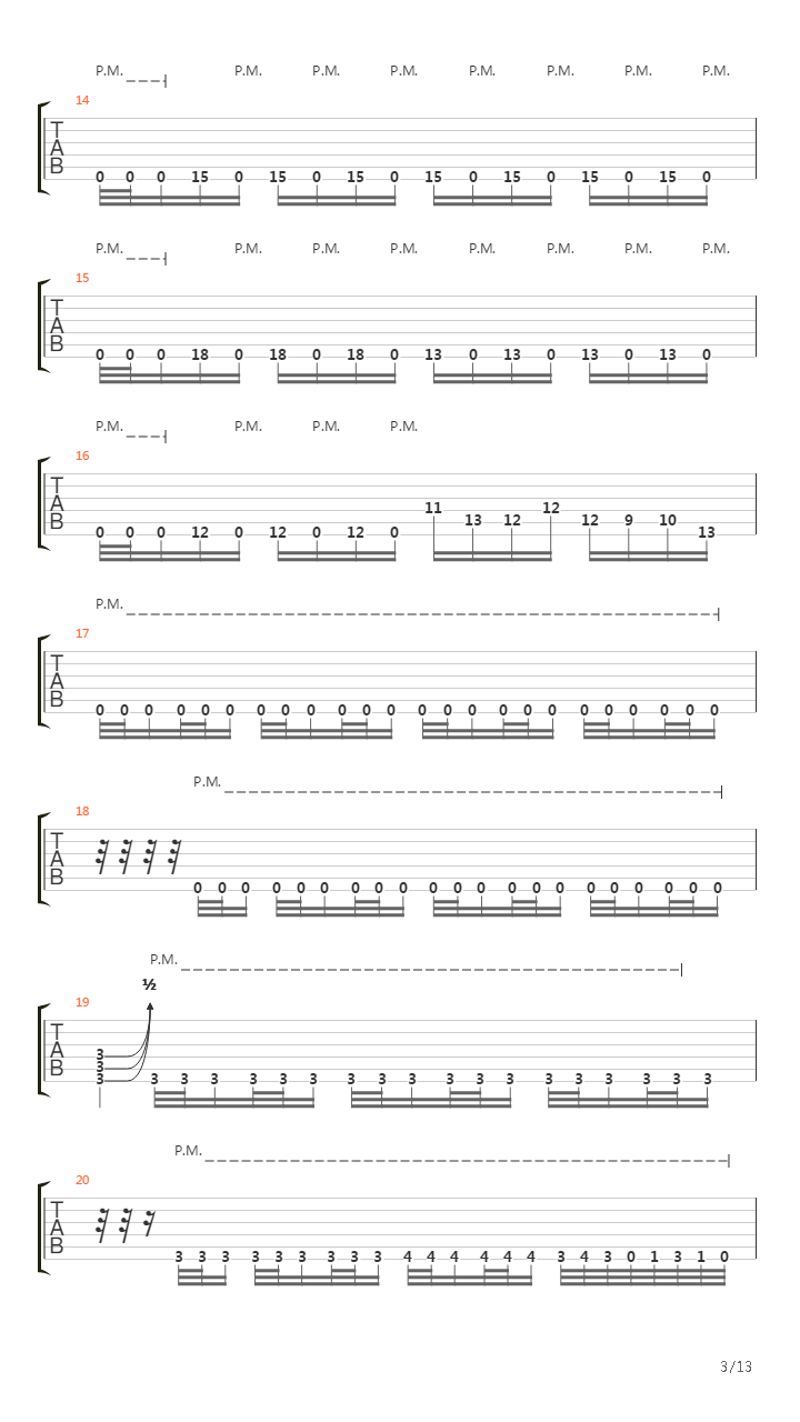 The Faded Line吉他谱