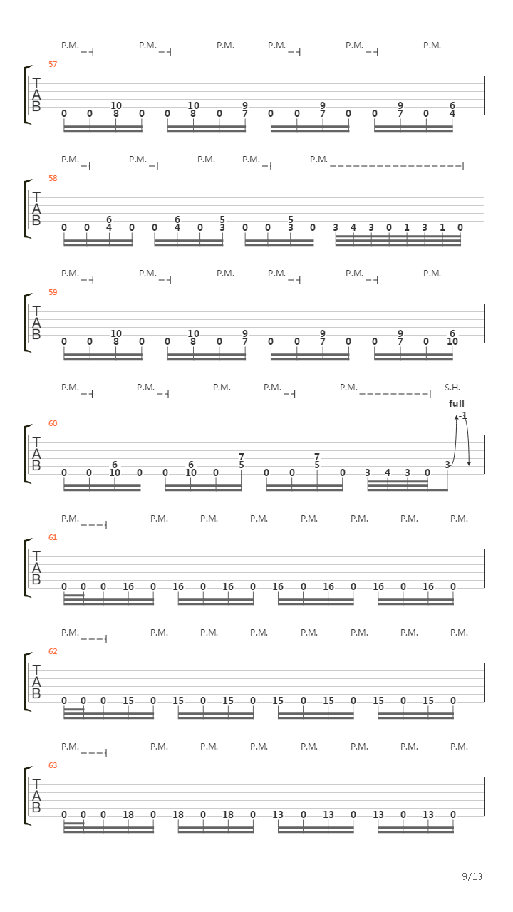 The Faded Line吉他谱