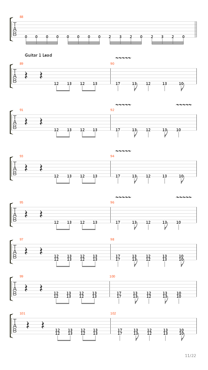 The Faded Line吉他谱