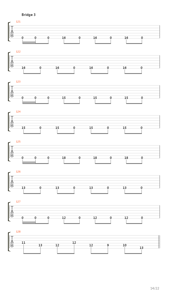 The Faded Line吉他谱