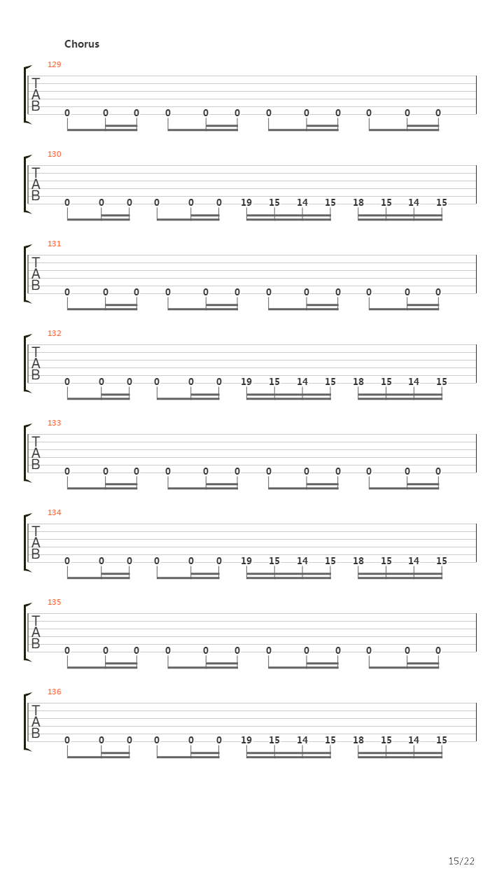The Faded Line吉他谱