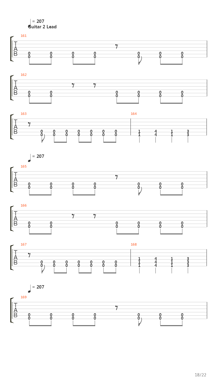 The Faded Line吉他谱