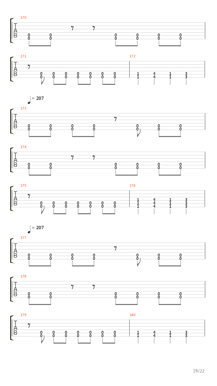 The Faded Line吉他谱
