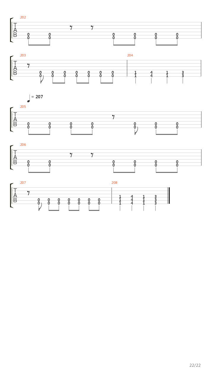 The Faded Line吉他谱
