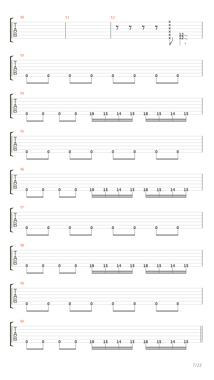 The Faded Line吉他谱