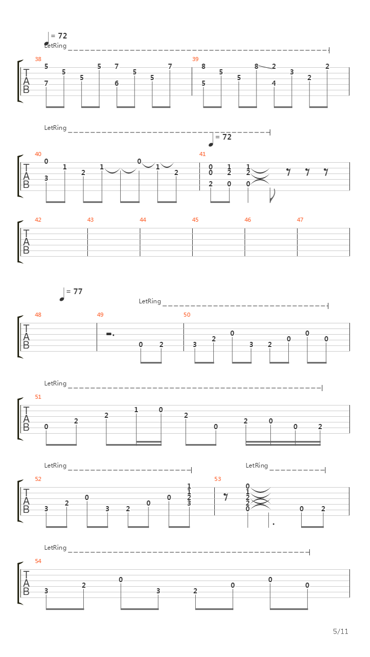 Stairway To Heaven (Celebration Day)吉他谱