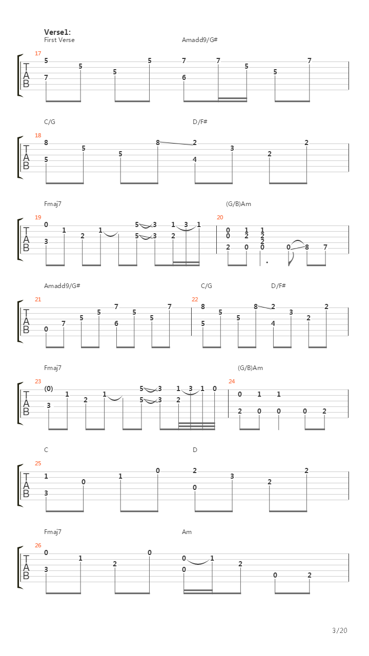 Stairway To Heaven吉他谱