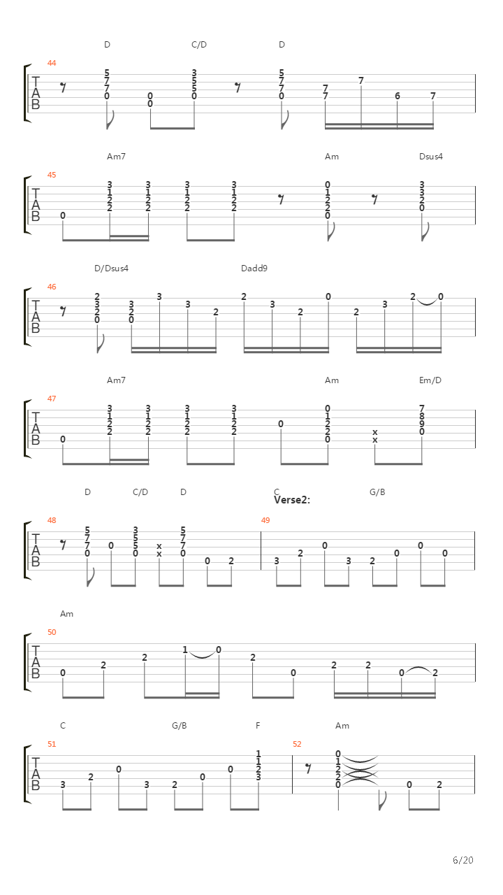 Stairway To Heaven吉他谱