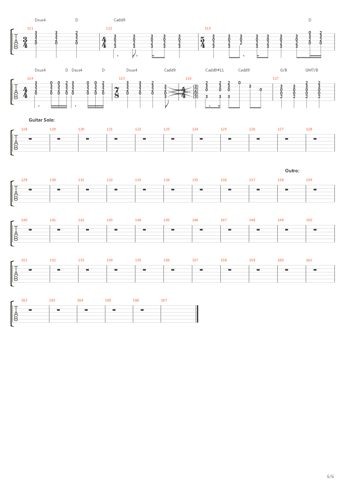 Stairway to Heaven吉他谱