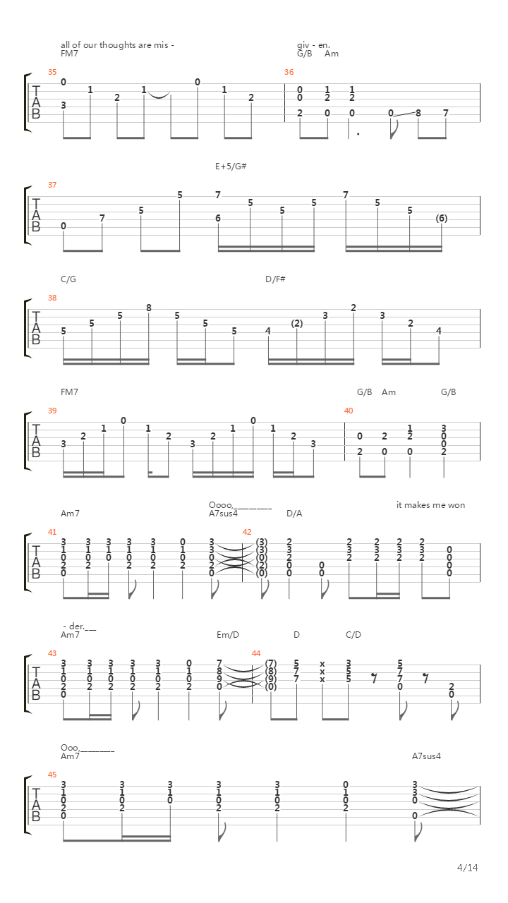 Stairway to Heaven吉他谱