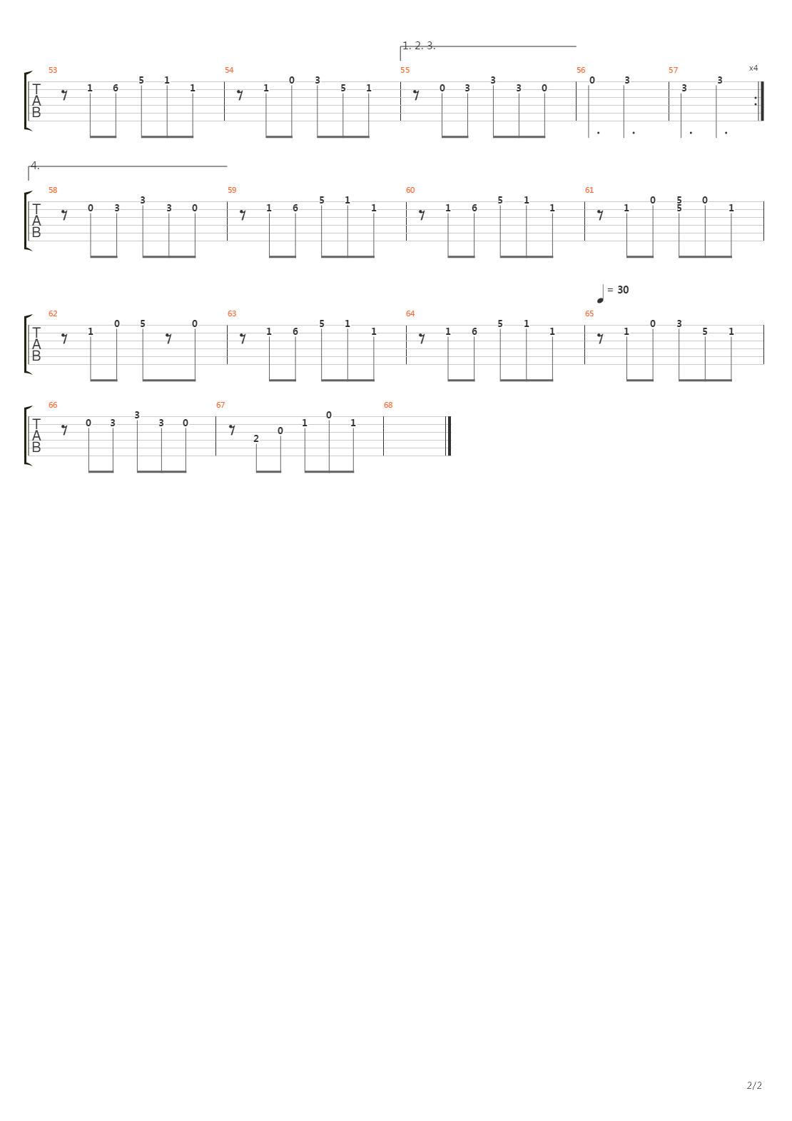 Hallelujah吉他谱