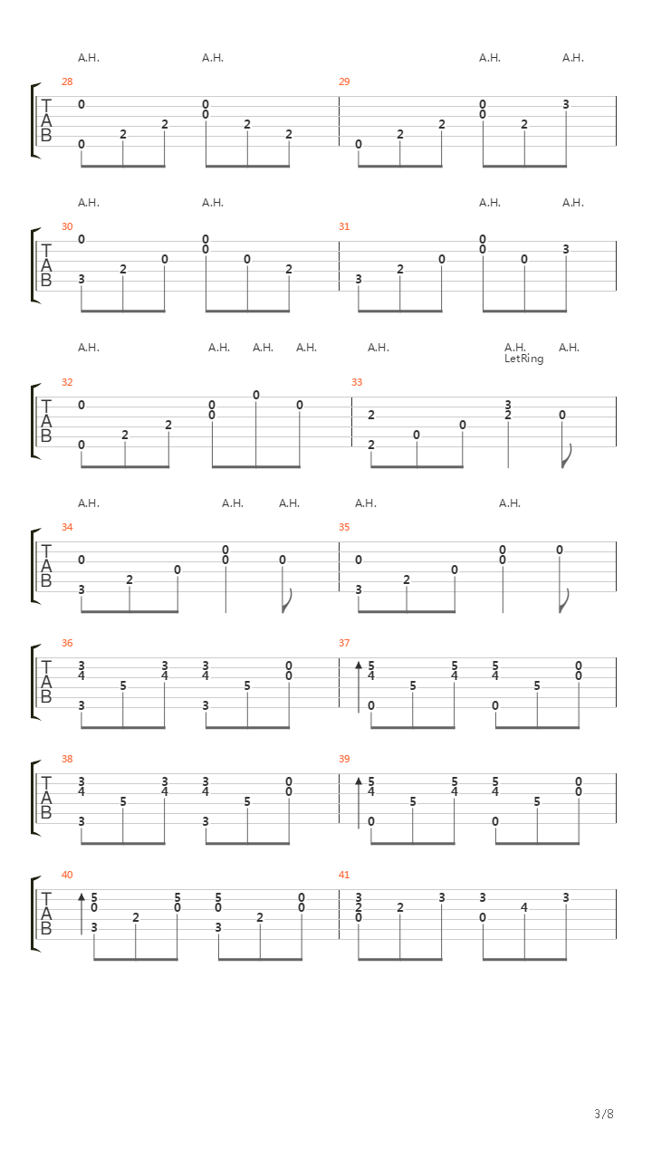 Hallelujah (Arranged by Patrick Matlock)吉他谱