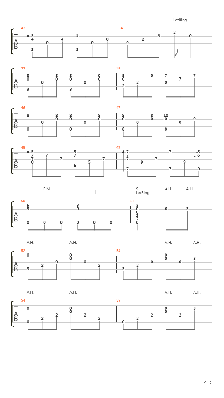 Hallelujah (Arranged by Patrick Matlock)吉他谱