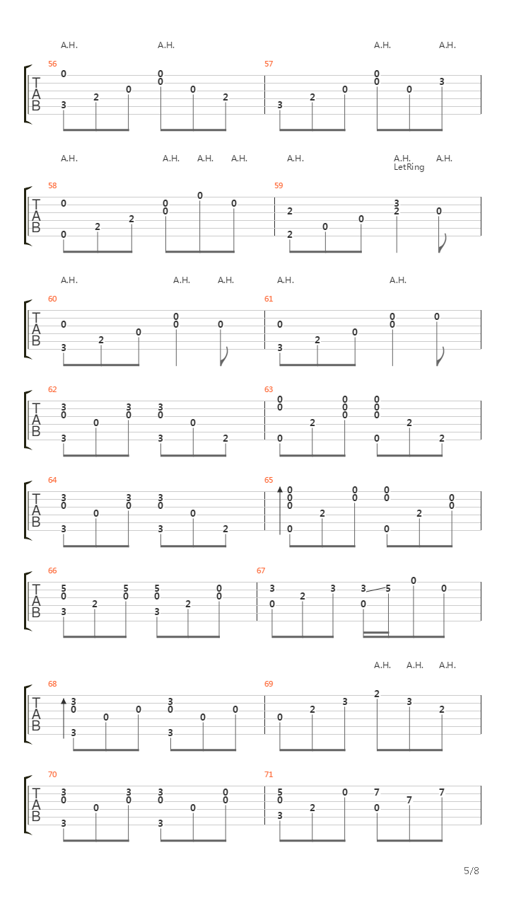 Hallelujah (Arranged by Patrick Matlock)吉他谱