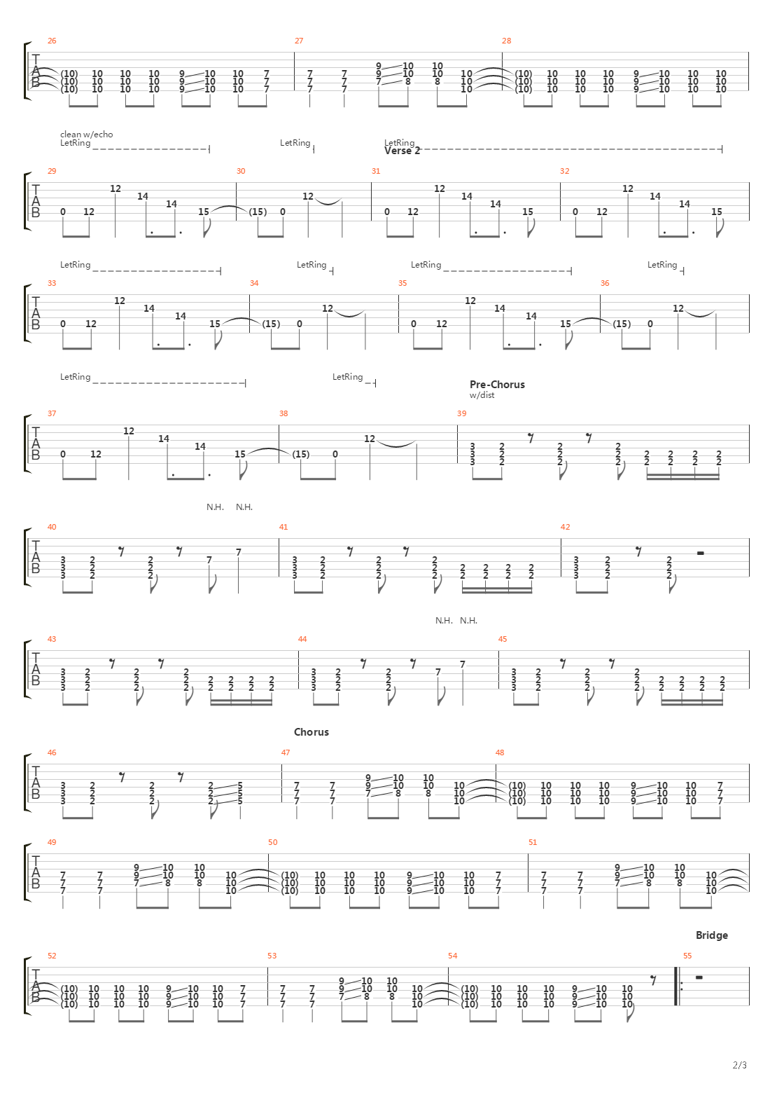 Forgotten吉他谱