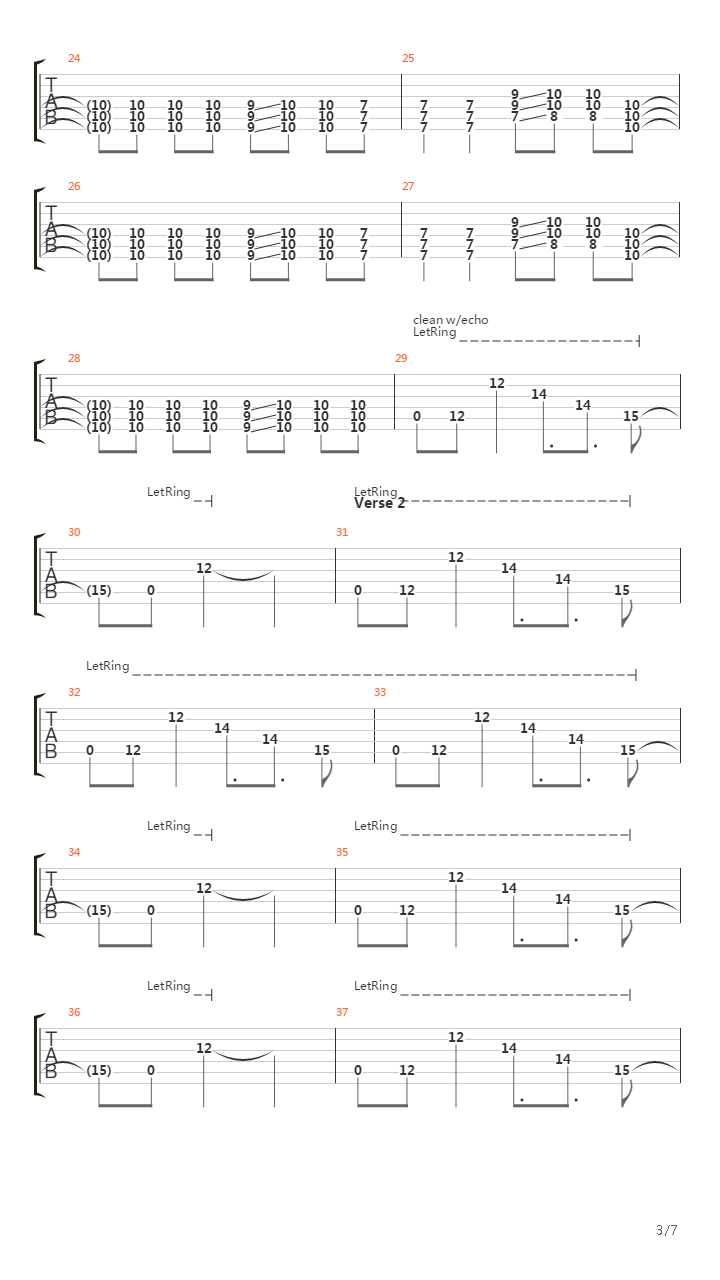 Forgotten吉他谱