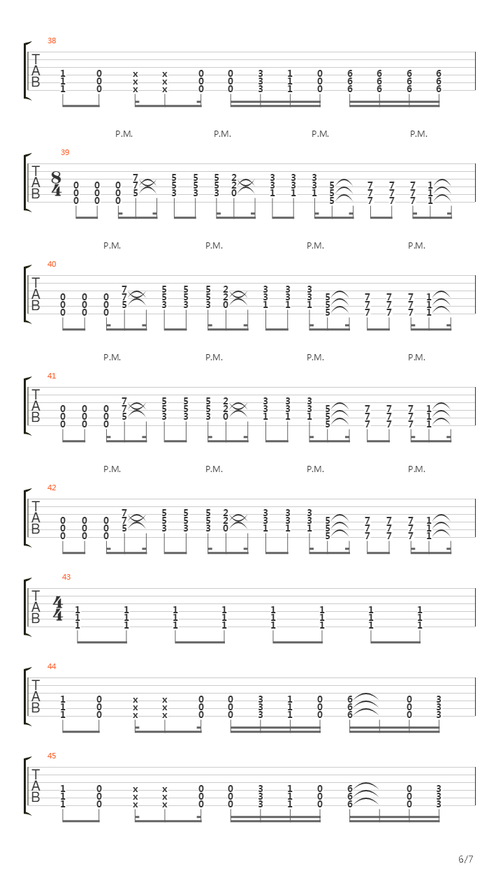 One Step Closer (Extended Outro)吉他谱