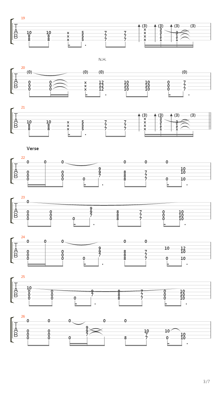 One Step Closer (Fingerstyle Version by Bryan Rason)吉他谱