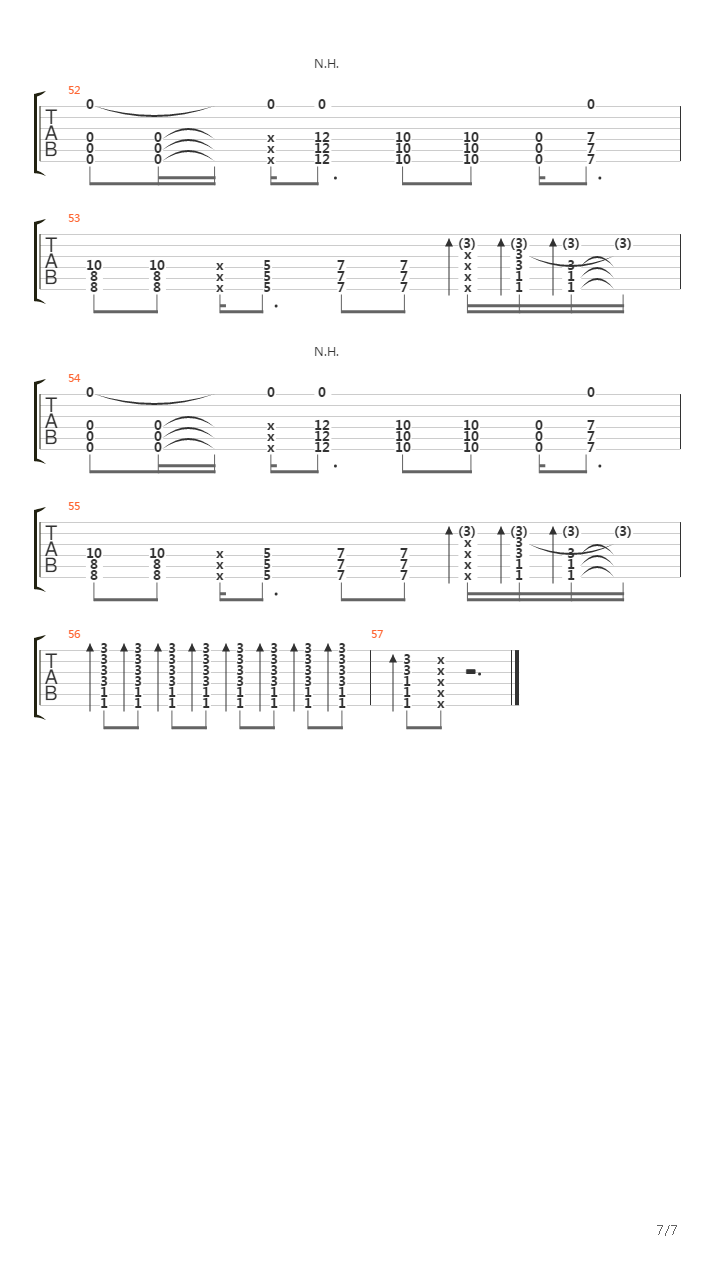 One Step Closer (Fingerstyle Version by Bryan Rason)吉他谱