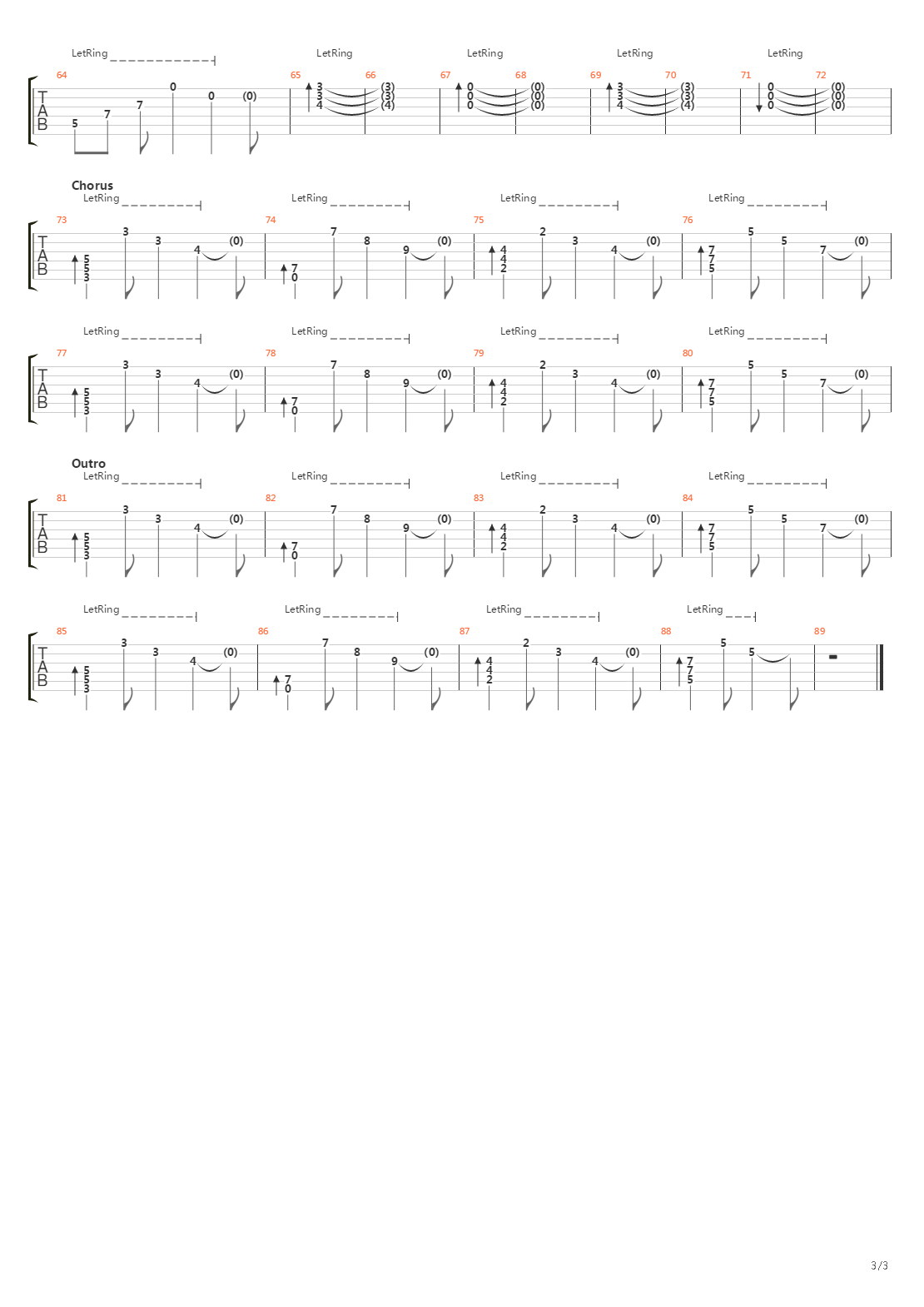 Бабочка吉他谱