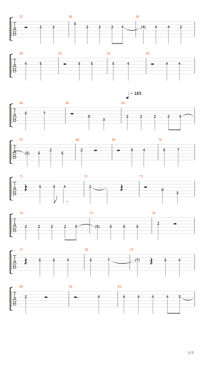 Волк吉他谱