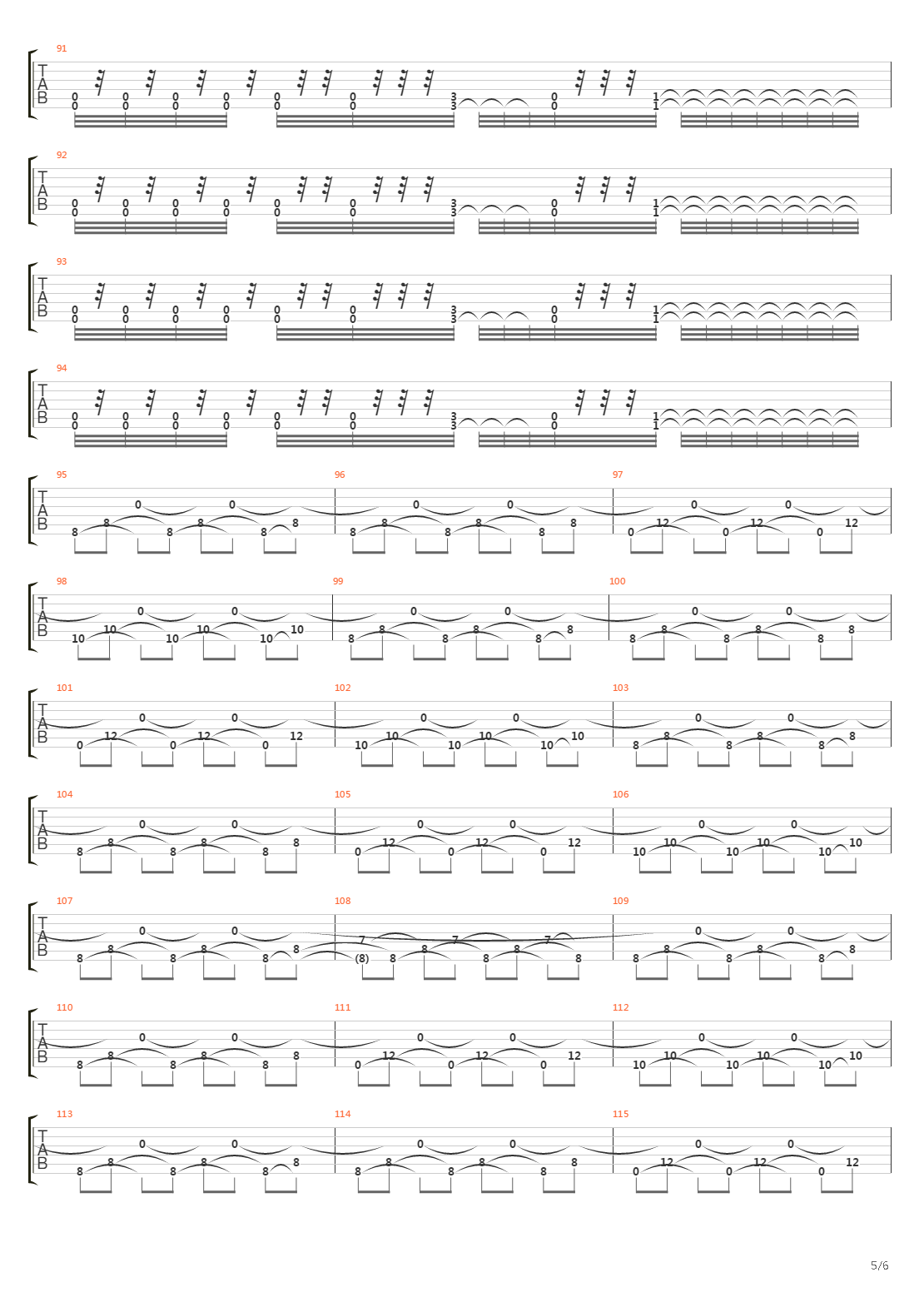 Далеко吉他谱