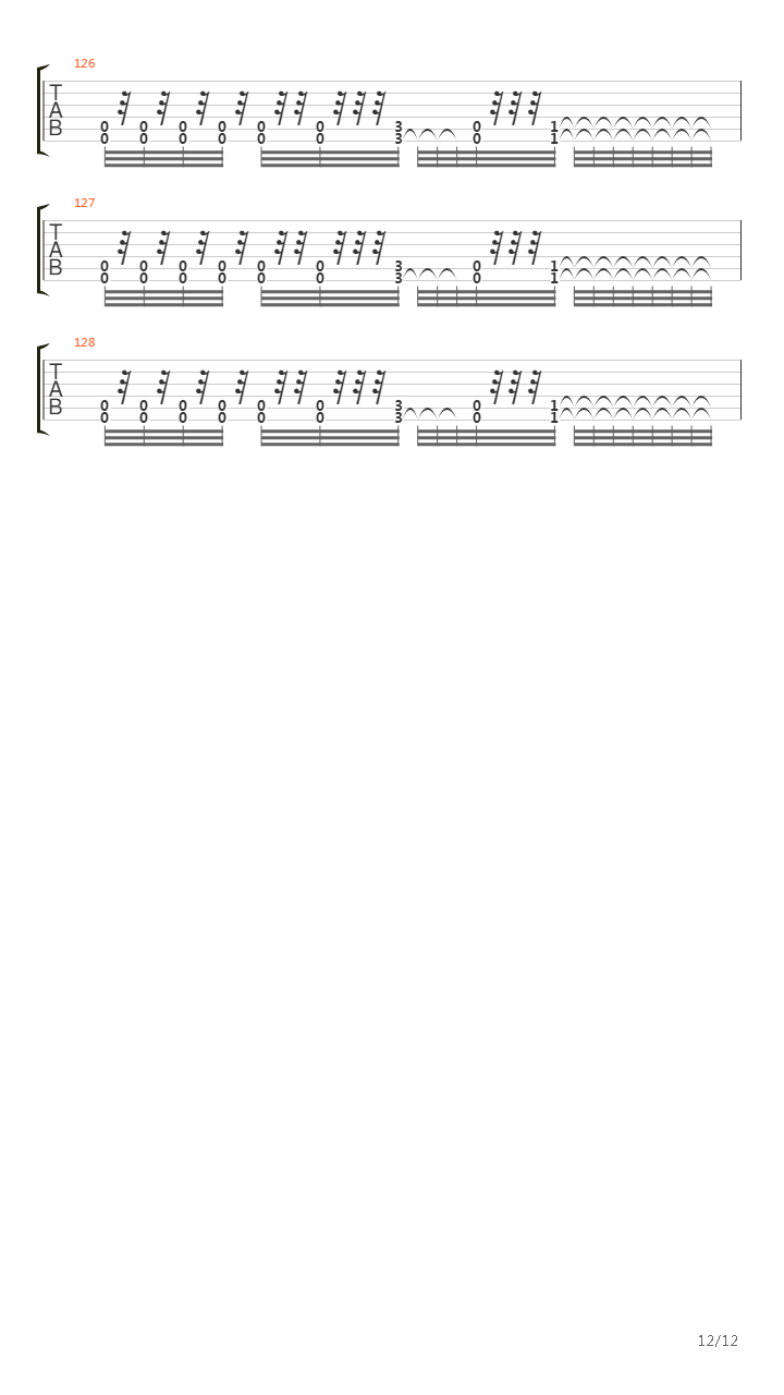 Далеко吉他谱
