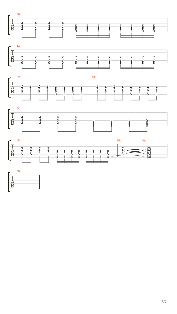 Дневник吉他谱