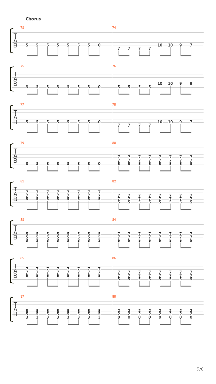 Космонавт吉他谱