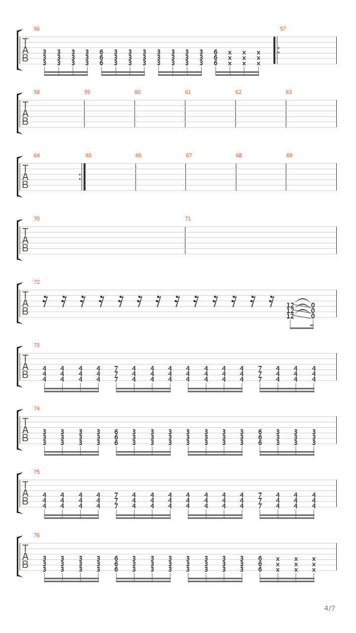 Кошмар吉他谱