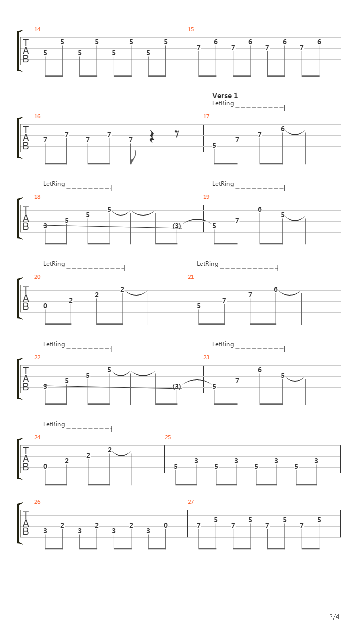 Мечта吉他谱