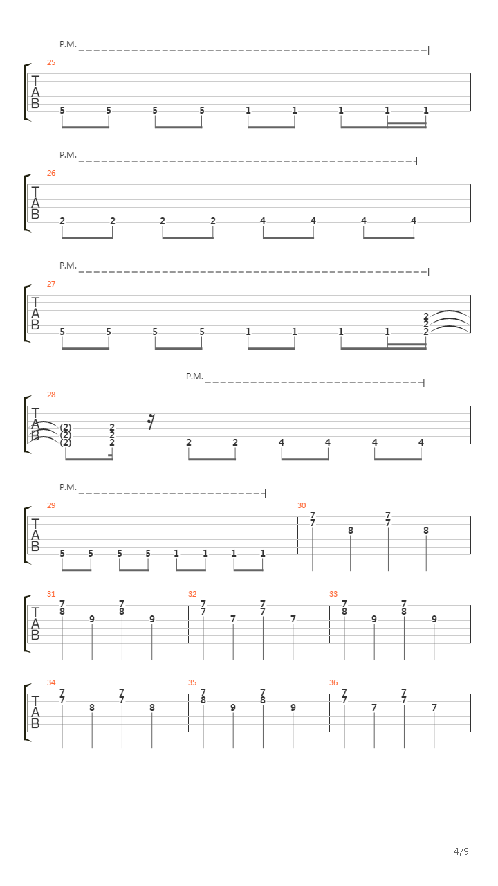 1999吉他谱