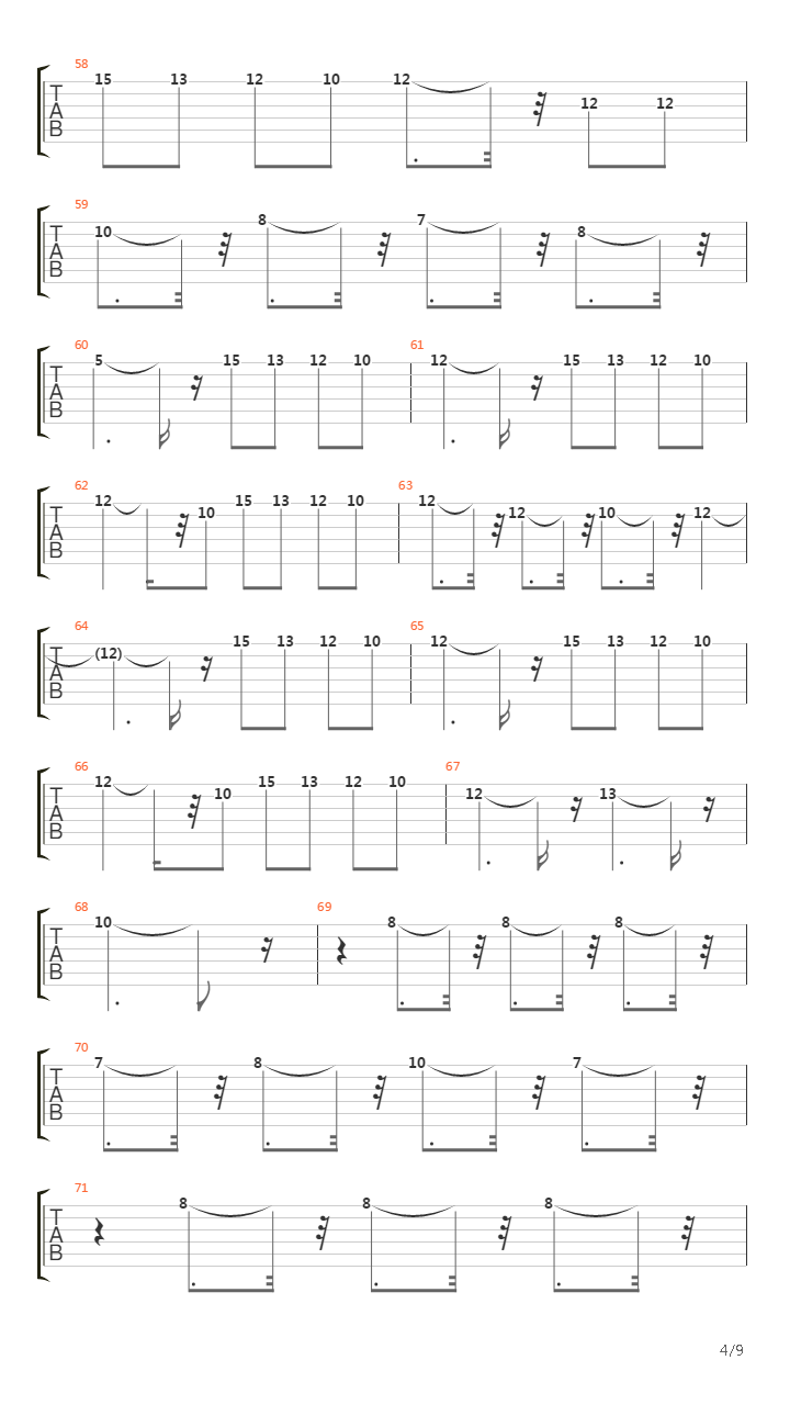 Deja Vu(既视感)吉他谱