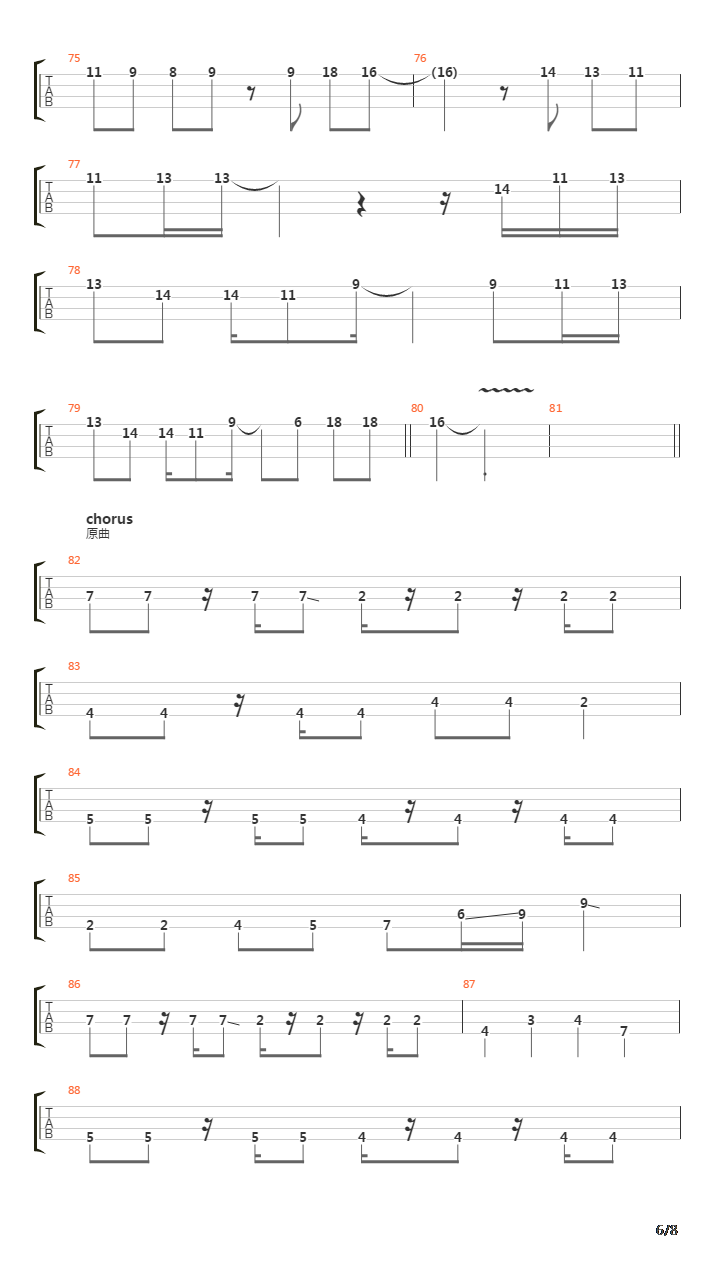 【愛してるばんざーい！】【总谱】【solo来自にっくん】【部分重编曲】吉他谱