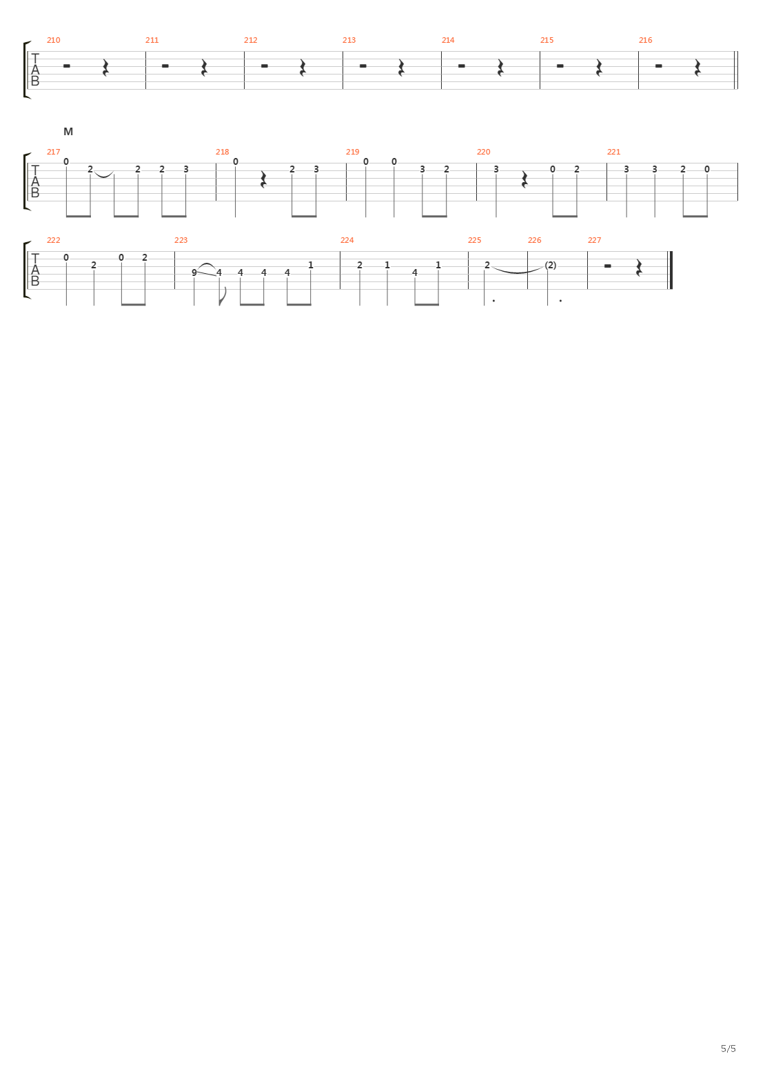 L吉他谱